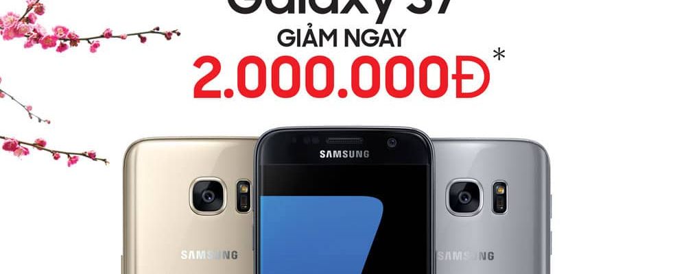 Galaxy S7 chỉ từ 2.197.000đ trả góp 0% - Giá sốc 03 ngày duy nhất tại CellphoneS
