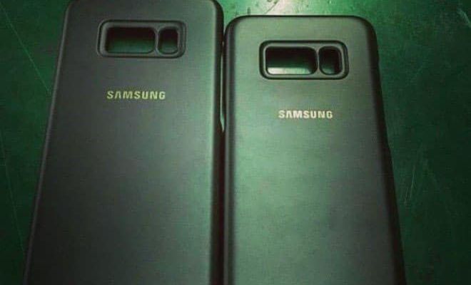 Đây là ốp lưng của Samsung dành cho Galaxy S8, khẳng định cảm biến vân tay của máy ở mặt lưng