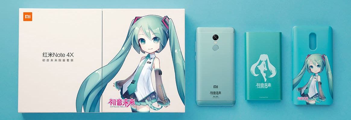 Xiaomi ra mắt Redmi Note 4X phiên bản Hatsune Miku đặc biệt