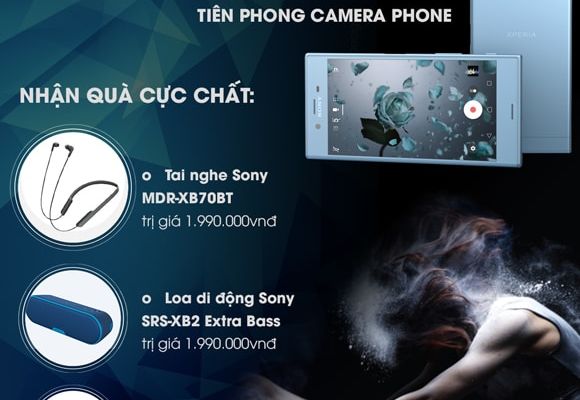 Sony Xperia XZs - Tiên phong Camera, tặng quà thả ga tới 4.4 triệu đồng