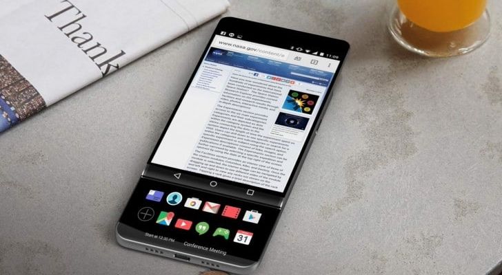 Xuất hiện concept LG V30 tuyệt đẹp với màn hình kép, có thể mở rộng diện tích hiển thị