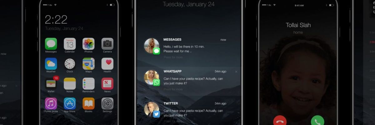 Cùng xem mẫu concept mới của iPhone 8 mới được làm từ chính bộ công cụ của Apple