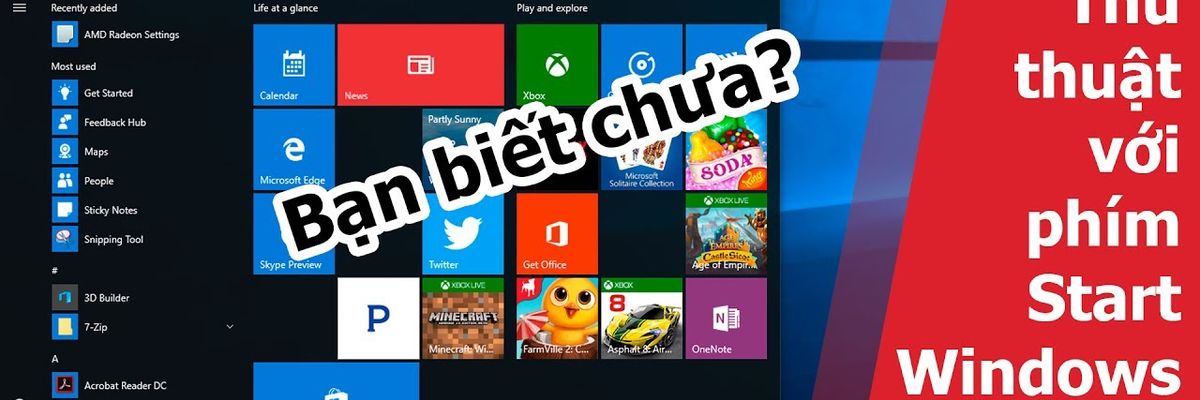 Sforum - Một số thủ thuật với phím Start
