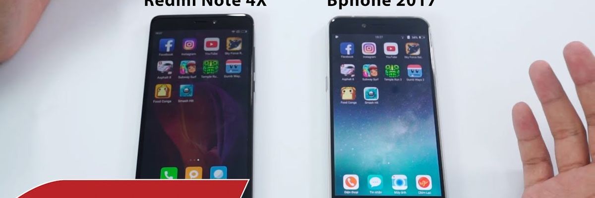 Schannel - Speedtest Bphone 2017 vs Xiaomi Redmi Note 4X: Cùng chip, giá gấp 2, Bphone có chất hơn?