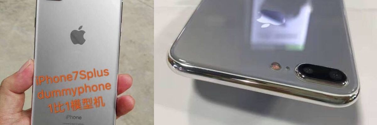 Hình ảnh của iPhone 7s Plus bất ngờ xuất hiện với lớp vỏ bằng kính