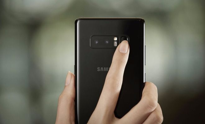 Samsung Galaxy Note9 sẽ là smartphone đầu tiên có cảm biến vân tay tích hợp trong màn hình?