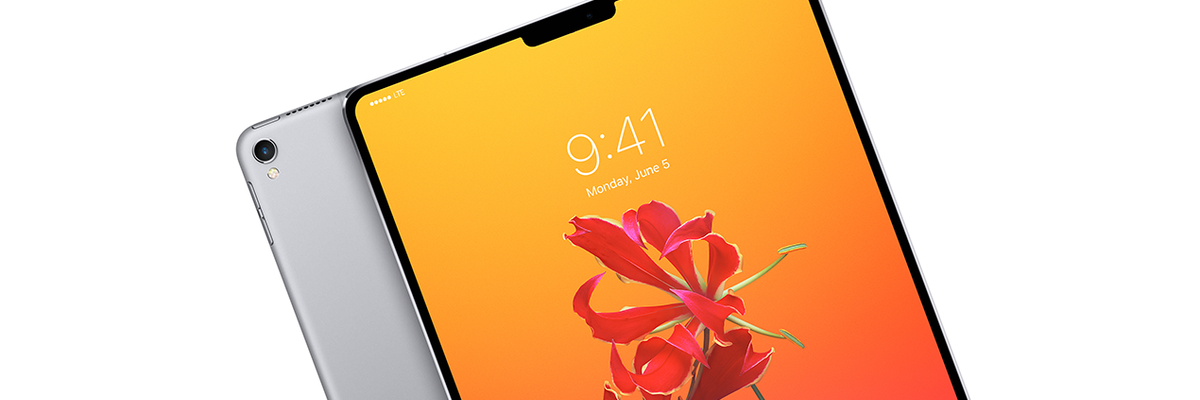 iPad Pro 2018 sẽ có màn hình viền siêu mỏng, Face ID như iPhone X?