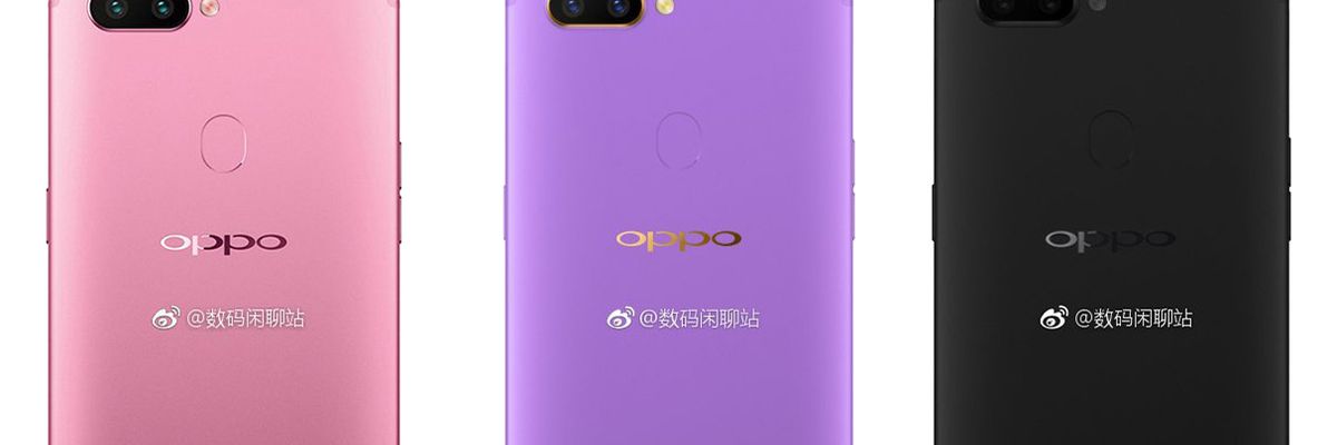 Rò rỉ hình ảnh render OPPO R15 với màn hình tràn viền và tai thỏ chẳng khác gì iPhone X