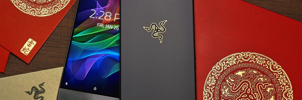 Razer Phone thêm phiên bản Gold Edition: Logo mạ vàng, trong hộp có bao lì xì