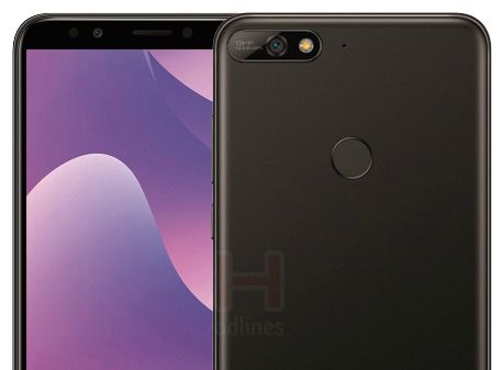 Rò rỉ render Huawei Y7 2018: Smartphone bình dân với màn hình tràn viền