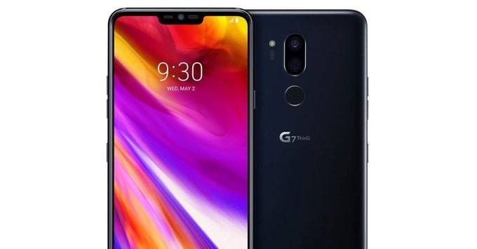 LG G7 ThinQ phiên bản màu đen Aurora bất ngờ lộ diện