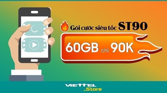 Hướng dẫn đăng ký gói ST90 Viettel nhận ngay 60GB/tháng chỉ 90,000đ