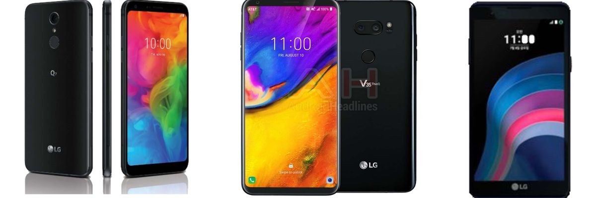 LG sẽ ra mắt V35, Q7, Q7 Plus, X5 và X2 vào tháng 6 tới đây