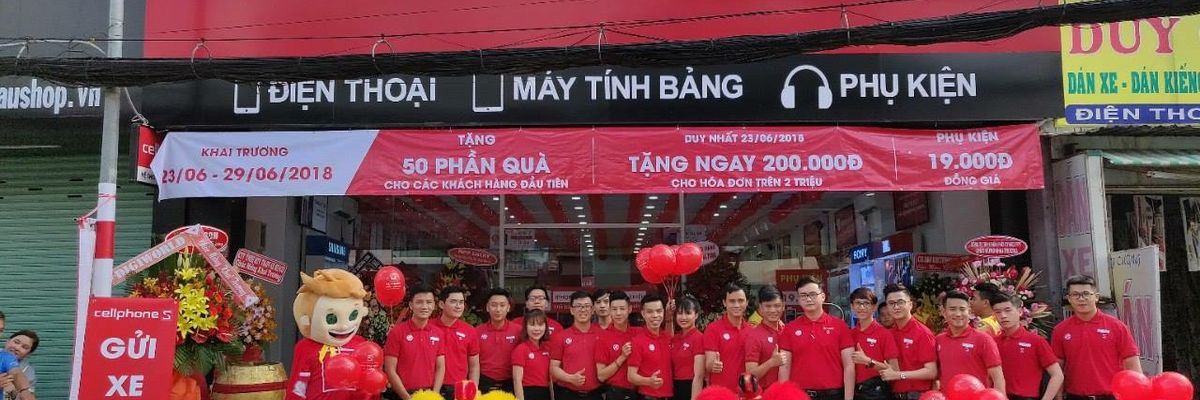 Chính thức khai trương cửa hàng thứ 28 của hệ thống bán lẻ CellphoneS tại 248 Nguyễn Thị Thập, Tân Quy, Quận 7, TP. HCM