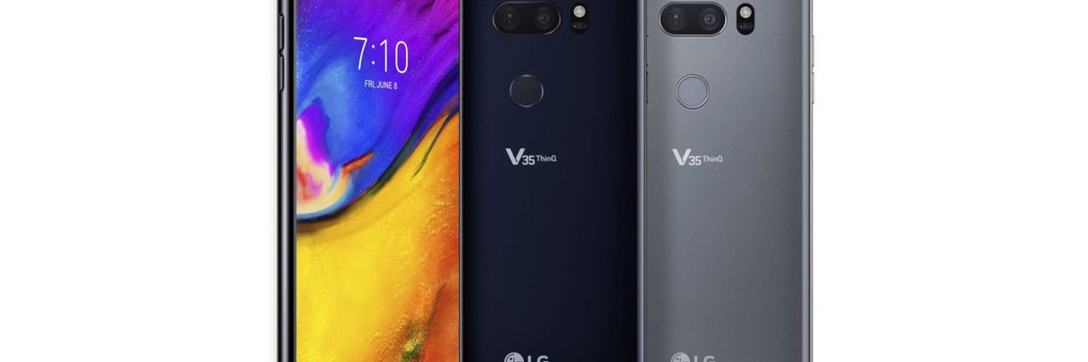 LG V35 ThinQ ra mắt: Màn hình OLED 6 inch không tai thỏ, Snapdragon 845, camera kép tích hợp AI, giá 20.45 triệu đồng