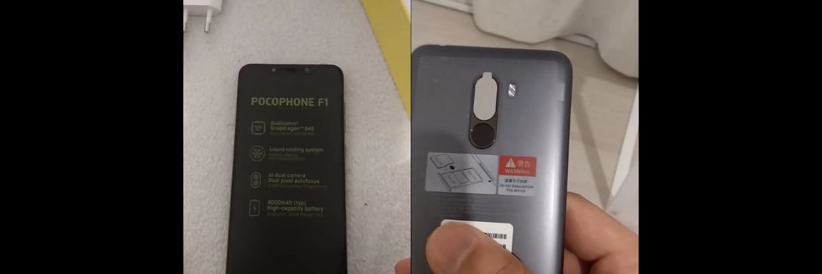 Mở hộp Pocophone F1 trước ngày ra mắt: Thương hiệu mới của Xiaomi, SD845, pin 4000mAh, có jack 3.5mm