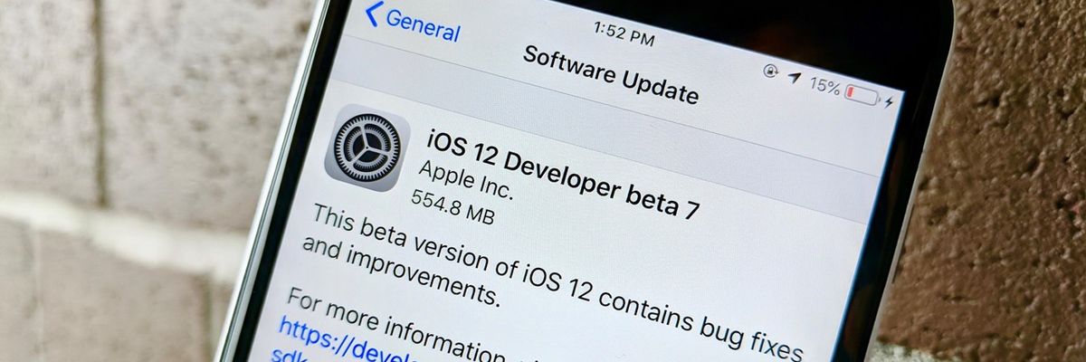 iOS 12 Beta 7 gặp quá nhiều lỗi, Apple ngừng cập nhật chỉ sau vài tiếng ra mắt