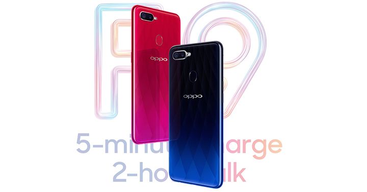 OPPO F9 ra mắt: Màn hình "giọt nước", camera kép, sạc nhanh VOOC siêu tốc, giá 7.69 triệu
