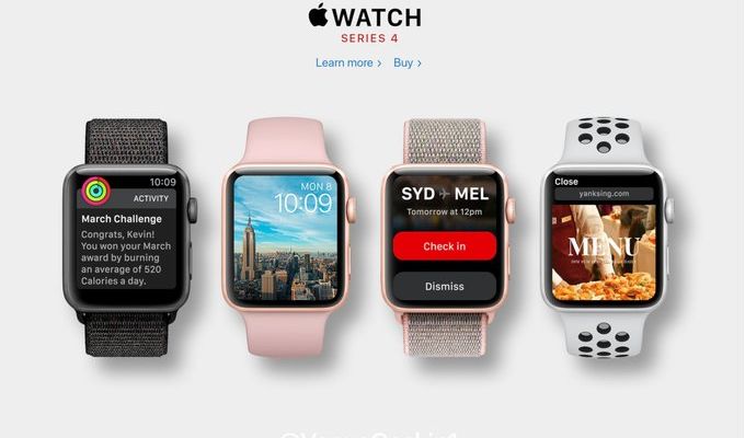 Apple Watch Series 4 sẽ có độ phân giải màn hình lớn hơn người tiền nhiệm