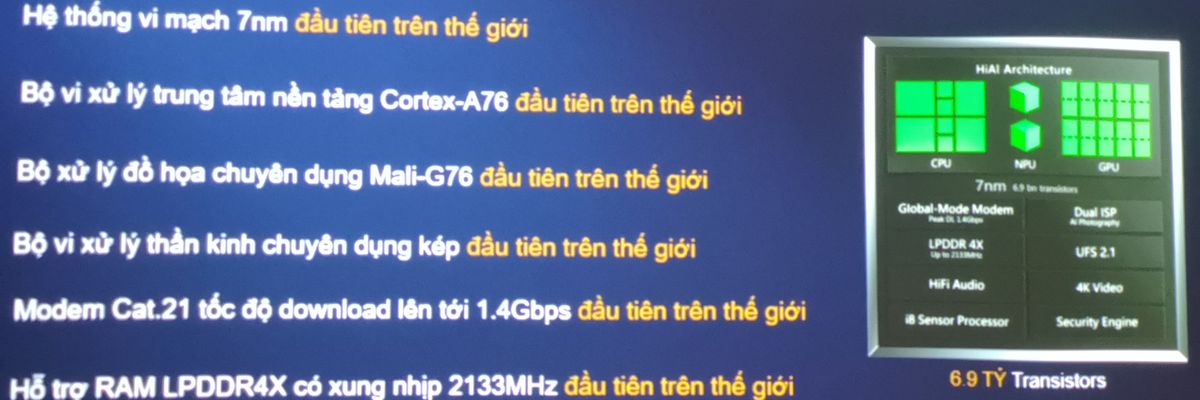 Huawei ra mắt Kirin 980 - chipset AI với NPU kép