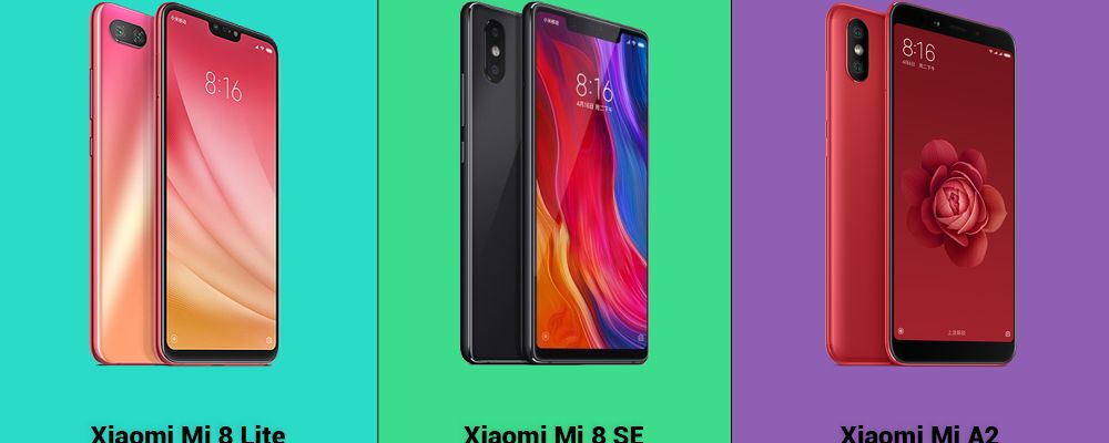 So sánh Mi 8 Lite, Mi 8 SE và Mi A2: Smartphone tầm trung nào đáng mua hơn?
