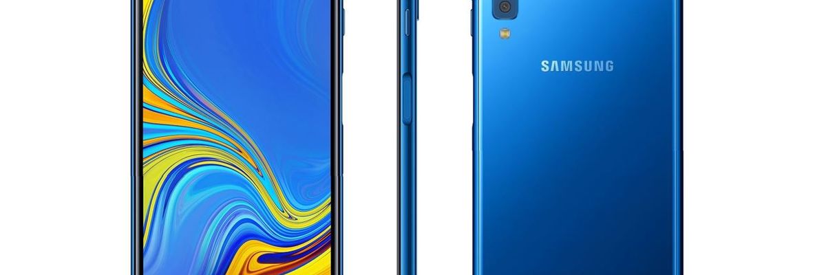 Galaxy A7 2018 chính thức ra mắt: 3 camera chính, cảm biến vân tay ở cạnh bên