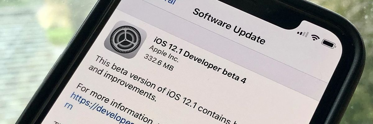 Apple phát hành iOS 12.1 Beta 4: Tập trung sửa lỗi và cải thiện hiệu năng