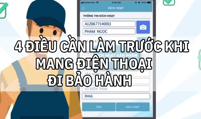 4 điều cần làm trước khi đem điện thoại đi bảo hành