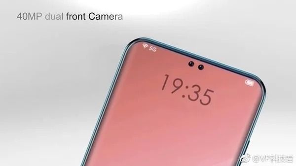 Lộ ảnh concept OPPO R19 với màn hình hai nốt ruồi, camera selfie kép, 3 camera sau