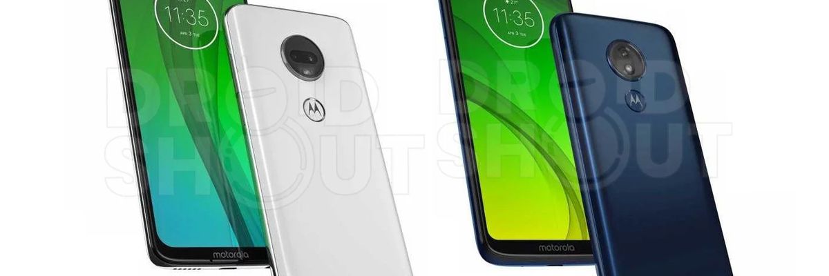 Lộ diện gia đình Moto G7 với 4 thành viên, có cả màn hình tai thỏ lẫn giọt nước