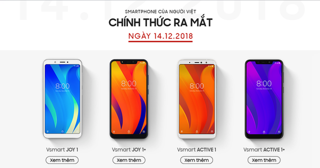 Vsmart Active 1, Active 1+, Joy 1 và Joy 1+ ra mắt: Giá rẻ đến mức Xiaomi cũng phải dè chừng