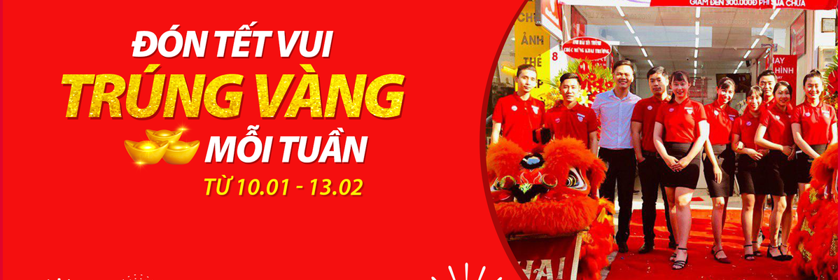 Đón Tết Vui – Trúng VÀNG mỗi tuần tại Điện Thoại Vui
