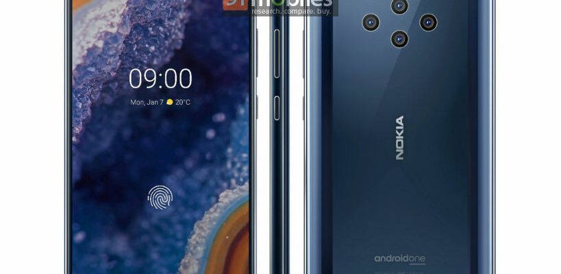 Nokia 9 PureView lộ ảnh báo chí chính thức với hệ thống 5 camera sau, cảm biến vân tay trong màn hình