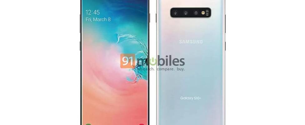 Lộ ảnh báo chí Galaxy S10 và S10 Plus: 3 camera nằm ngang, màn hình lỗ đục, màu gradient mới