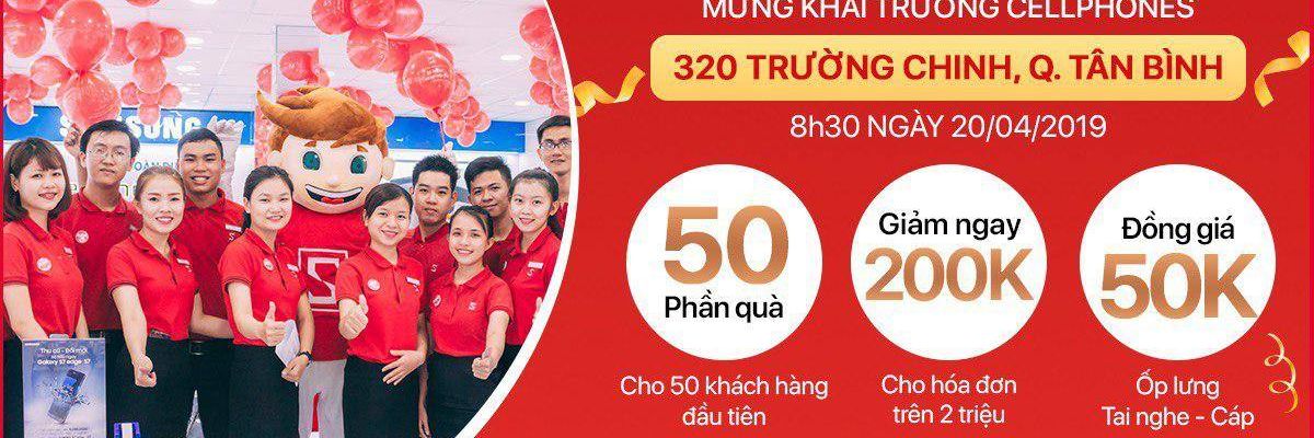 CellphoneS tưng bưng khai trương cửa hàng mới, dành tặng hàng ngàn ưu đãi cho khách hàng