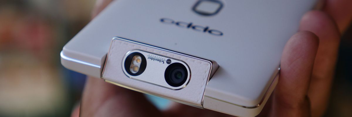 Lộ bằng chế của OPPO về một chiếc smartphone có cơ chế camera xoay