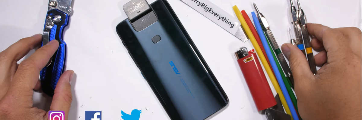 Thử độ bền Zenfone 6: Camera lật nhưng không hề "mỏng manh"