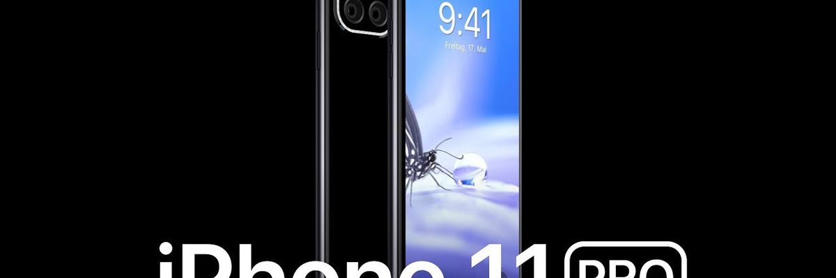 Tròn mắt trước concept iPhone 11 Pro với 4 camera sau hình vuông, camera selfie “thò thụt” độc đáo