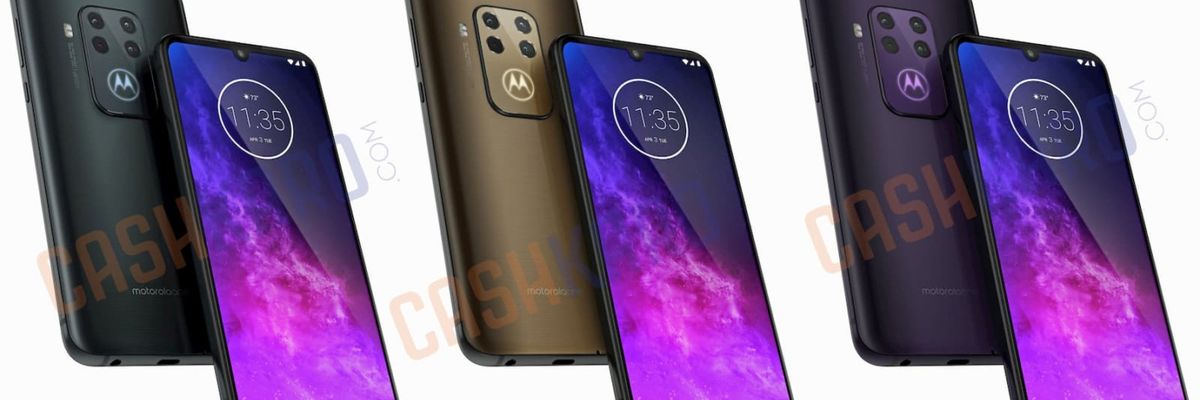 Motorola One Pro lộ ảnh render với cụm 4 camera khá giống với Huawei Mate 20 Pro