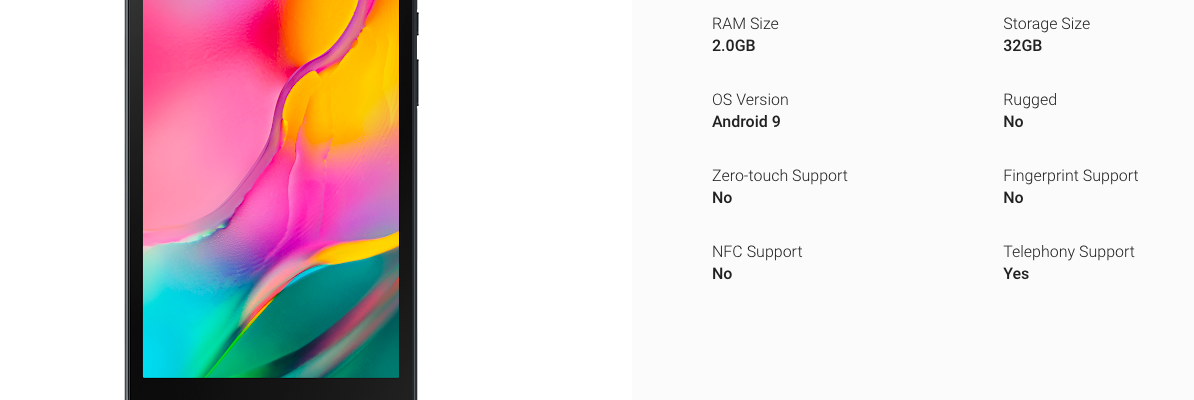 Galaxy Tab A 8.0 (2019) lộ ảnh và thông số cấu hình: Snapdragon 429, RAM 2GB, giá dự kiến 150 USD