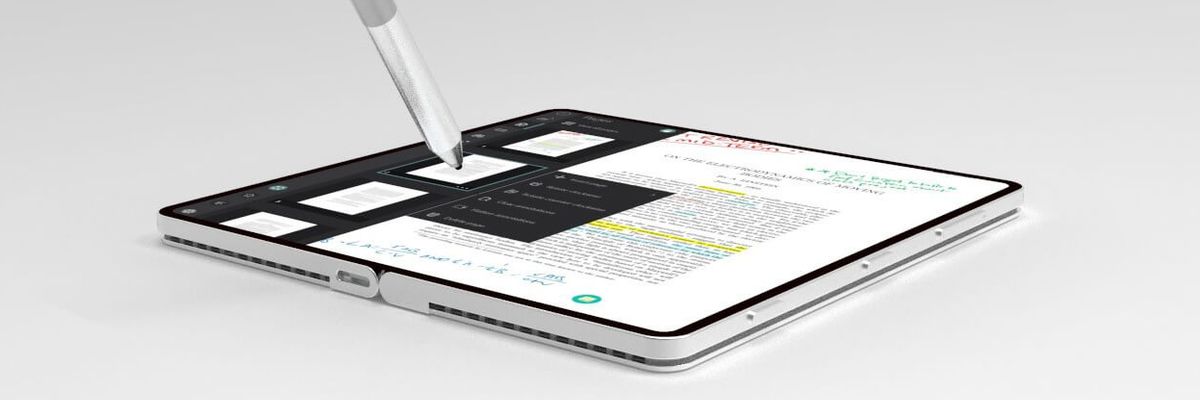 Dell được cấp bằng sáng chế máy tính bảng màn hình gập, có bản lề siêu mỏng
