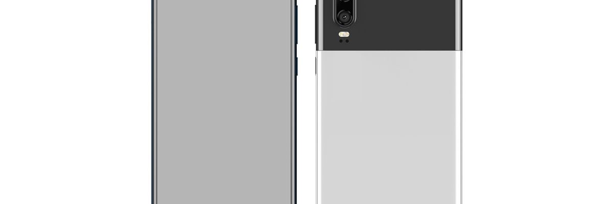 Huawei P30 sắp có thêm phiên bản mặt lưng 2 tông màu, giống Google Pixel