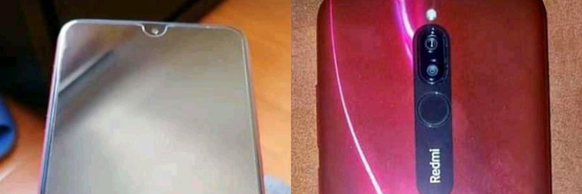 Redmi 8 lần đầu lộ ảnh thực tế với màn hình giọt nước, camera kép đặt dọc