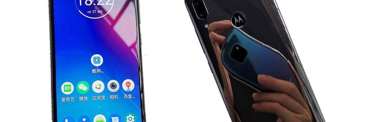 Motorola Moto E6 Plus lộ ảnh render sắc nét với mặt sau bóng bẩy, tích hợp camera kép