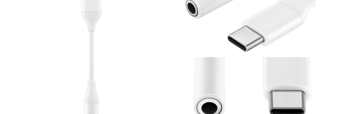 Hình ảnh cáp chuyển USB-C sang 3.5mm được tặng kèm theo hộp của Galaxy Note 10