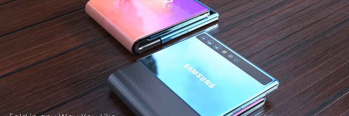 Ngắm nhìn concept Galaxy Wing Bezelless với màn hình gập đẹp nhất từ trước đến nay