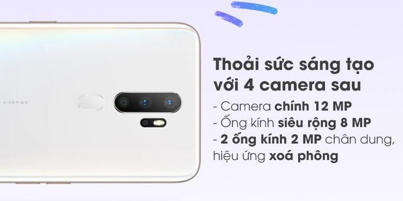 Snapdragon 665, pin 5000mAh, 4 camera nhưng OPPO A5 2020 có giá chỉ 4.5 triệu tại VN