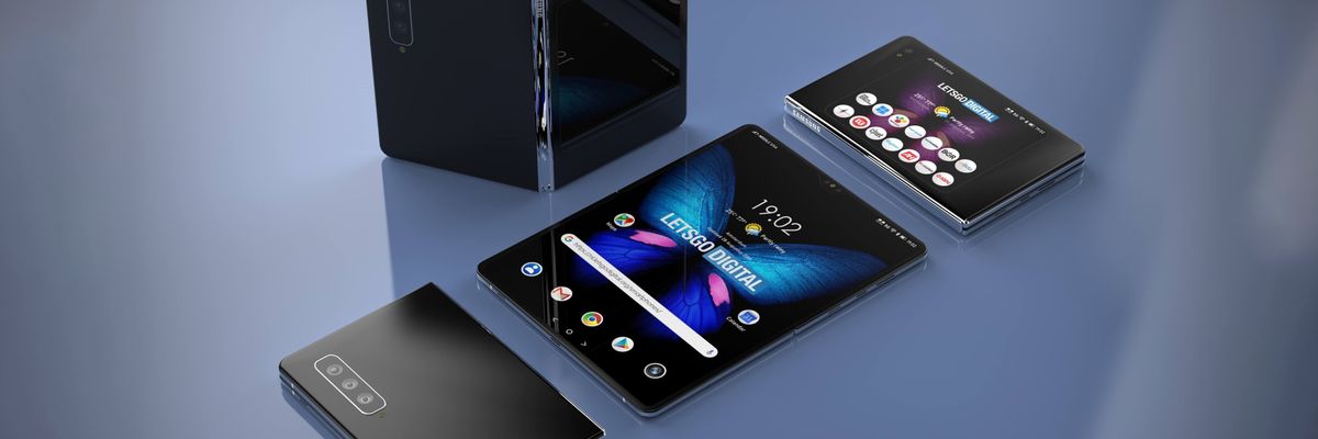 Galaxy Fold 2 sẽ có thiết kế dạng vỏ sò, màn hình 6.7 inch, bản lề nằm theo trục ngang
