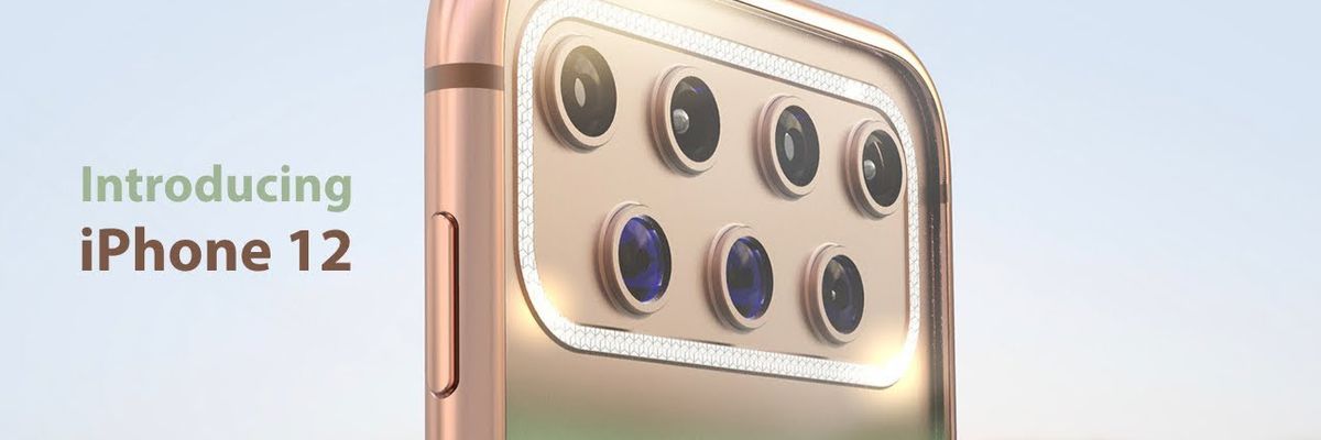 Concept iPhone 12 cực dị với hệ thống 7 camera sau có khả năng ẩn đi