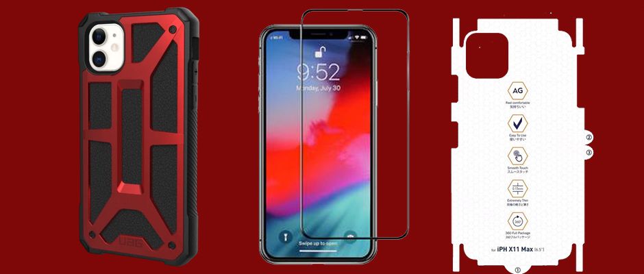 Combo phụ kiện cao cấp bảo vệ toàn diện cho iPhone 11 series